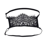 Veiled Vision Lace Blindfold - Black