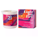 TESTER - LIGHT MY FIRE - MASSAGE CANDLE - MONOI 65G / 2.2OZ.