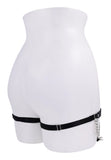 Chain Lace Garters - Black
