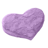 Heart Wedge Faux Fur, Purple