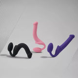 TESTER - SEMI-REALISTIC BENDABLE STRAP-ON PINK - M