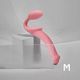 TESTER - SEMI-REALISTIC BENDABLE STRAP-ON PINK - M