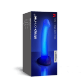 TESTER - GLOW-LED DILDO PURPLE - M