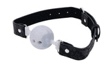 Lace Silicone Breathable Ball Gag - Black