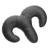 Arie Duo Spooning Pillow with Palm Vibrator Black