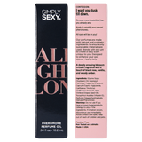 TESTER - SIMPLY SEXY PHEROMONE PERFUME OIL ROLL-ON - ALL NIGHT LONG - 0.34 floz | 10.2mL