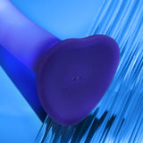 TESTER - GLOW-LED DILDO PURPLE - M