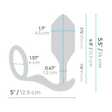 TESTER - VIBRATING SNUG & TUG | XL | BLACK