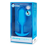 TESTER - VIBRATING SNUG PLUG | L | BLUE