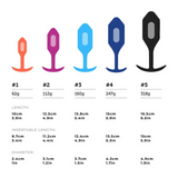 TESTER - VIBRATING SNUG PLUG | L | BLUE