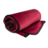 Fascinator Lush Throw  Merlot Microvelvet - King Size