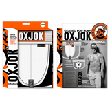 SLINGJOCK upthrust slider-strap jock, WHITE SNOW, LARGE