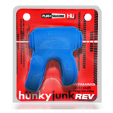 TESTER - REVHAMMER, shaft vibe ring, TEAL ICE w/ Black Vibe