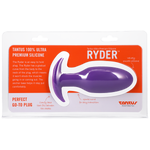 Silicone Ryder Butt Plug - Lilac