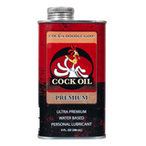 Cock Oil Water-Based Lubricant – Metal Can with Inner Plastic Liner 9 oz