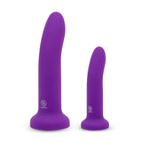 DUO 2PC 5.5" & 7.75" SILICONE DILDO & HARNESS SET