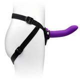 TESTER - DUO 2PC 5.5" & 7.75" SILICONE DILDO & HARNESS SET