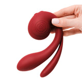 TESTER - SVibe Snail GIZI PRO vibrator, bordeaux