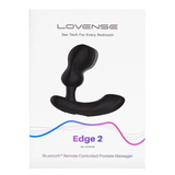 TESTER - EDGE 2 BLUETOOTH PROSTATE MASSAGER - BLACK