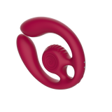 SVibe Snail GIZI Duo Couples Stimulator, burgundy