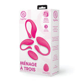 TESTER - MENAGE A TROIS REMOTE CONTROL ORGY EGG SET