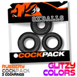 Cockpack Multi Design 3-Pack Black Mica