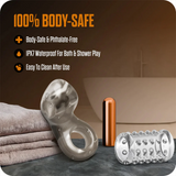 Stay Hard - Vibrating Cock Ring Set with Sleeve