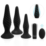 TESTER - Idris R/C Vibrating Anal Plug Set 5pc