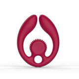 SVibe Snail GIZI Duo Couples Stimulator, burgundy