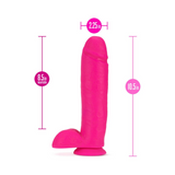 Neo - 10 Inch Dual Density Dildo -Neon Pink