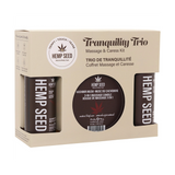 Hemp Seed Tranquility Massage Trio Gift Set - Kashmir Musk