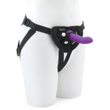 TESTER - DUO 2PC 5.5" & 7.75" SILICONE DILDO & HARNESS SET