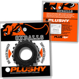 Plushy Single Ring Black Mica