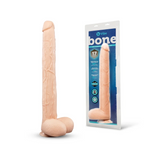 BONE - 17" DEEP-INSERT DILDO WITH REALISTIC BALLS AND SUCTION CUP