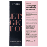 TESTER - SIMPLY SEXY PHEROMONE PERFUME SPRAY - LET'S GET IT ON - 0.31 floz | 9.2mL