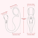 Vibrosa App-Controlled Pressure Sensing Dual-Ball Egg Vibrator