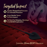 Temptasia Ardor - Silicone Spade Crop - Black