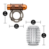 Stay Hard - Basic Vibrating Cock Ring Set with Sleeve