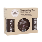 Hemp Seed Tranquility Massage Trio Gift Set - Lavender