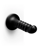 KRUSH - 9.5" CURVED & RIBBED DILDO WITH SUCTION CUP