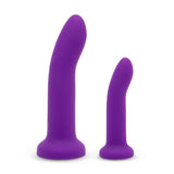 DUO 2PC 5.5" & 7.75" SILICONE DILDO & HARNESS SET