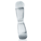 BOOMERANG double-ring cockring & nut-tugger CLEAR STEAM