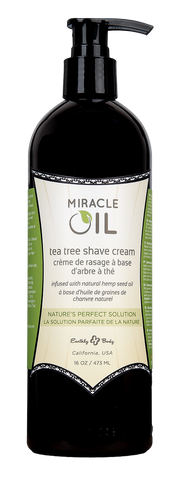 Miracle Oil Tea Tree Shave Cream 16 fl oz / 473 ml