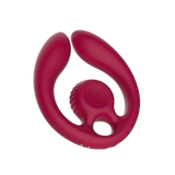 SVibe Snail GIZI Duo Couples Stimulator, burgundy