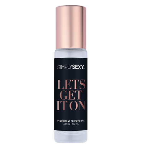 TESTER - SIMPLY SEXY PHEROMONE PERFUME OIL ROLL-ON - LET'S GET IT ON - 0.34 floz | 10.2mL