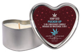 Hemp Seed Valentine '26 Candle Trio Includes:  1 of each:  XOXO 1.75oz, Lip Locked 1.75oz, Pucker Up 1.75oz