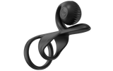 SVibe Snail JOVI couples ring, black