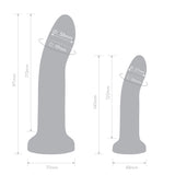 DUO 2PC 5.5" & 7.75" SILICONE DILDO & HARNESS SET