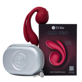 TESTER - SVibe Snail GIZI PRO vibrator, bordeaux