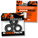 Cockpack Multi Design 3-Pack Black Mica